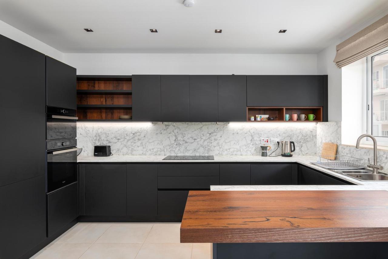 Modern 3Br Stylish Apartment With Large Balcony - Close To St Julians And St Georges Bay Is-Swieqi Εξωτερικό φωτογραφία